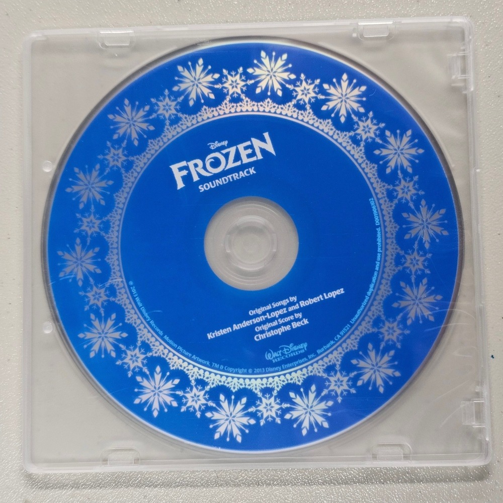 Disney Frozen Soundtrack CD 2013 Original Motion Picture Score Blue Snowflake
